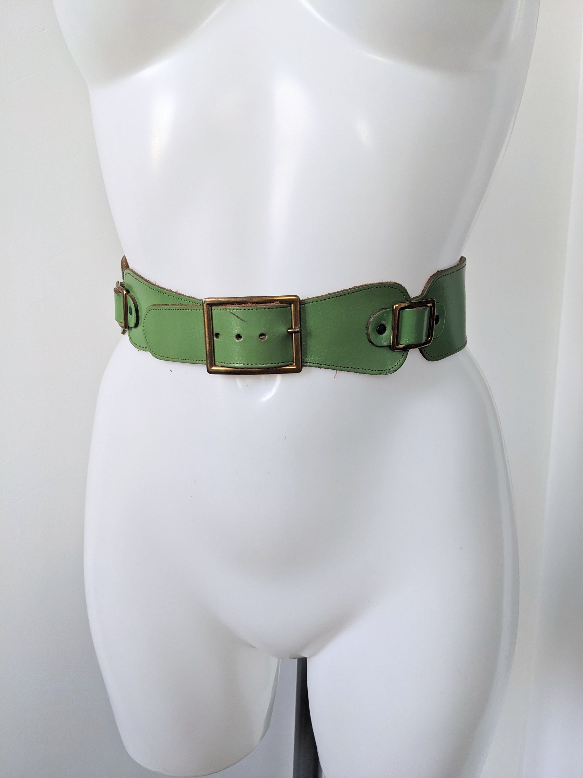 1930s leather belt - Etsy 日本