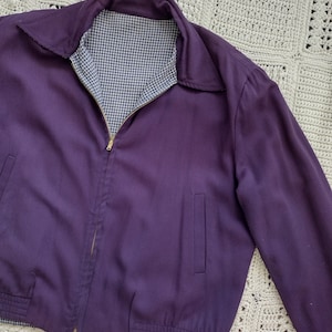 Vintage 1950s Reversible Gabardine Ricky Jacket L XL
