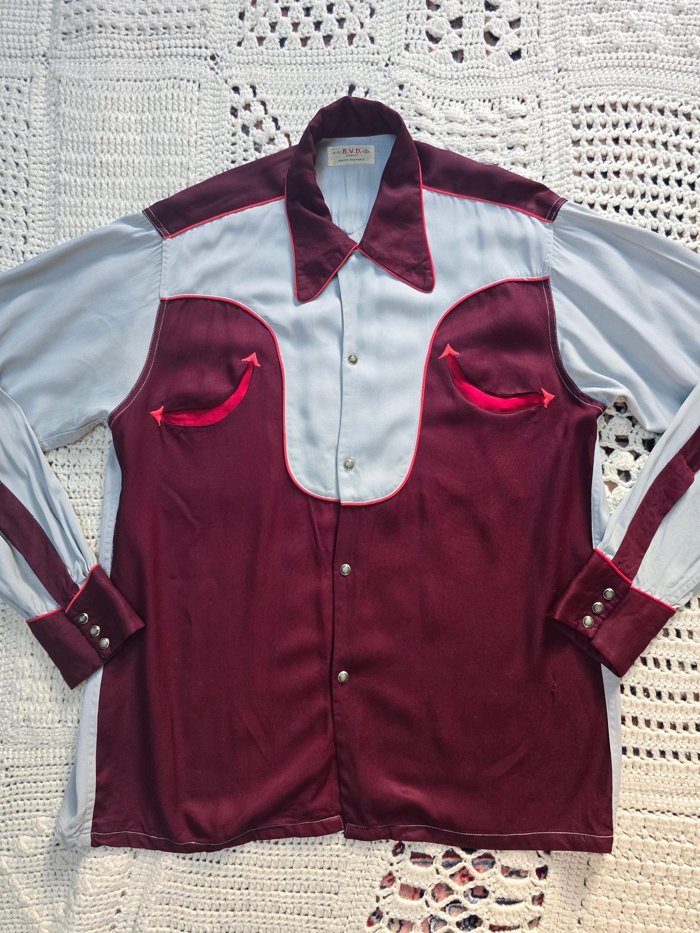 vintage 50s WILTON 2tone Tshirts ビンテージ レーヨン Tシャツ 