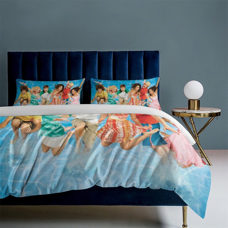 Disney High School Musical Bedding Three Piece Duvet Cover Set Etsy