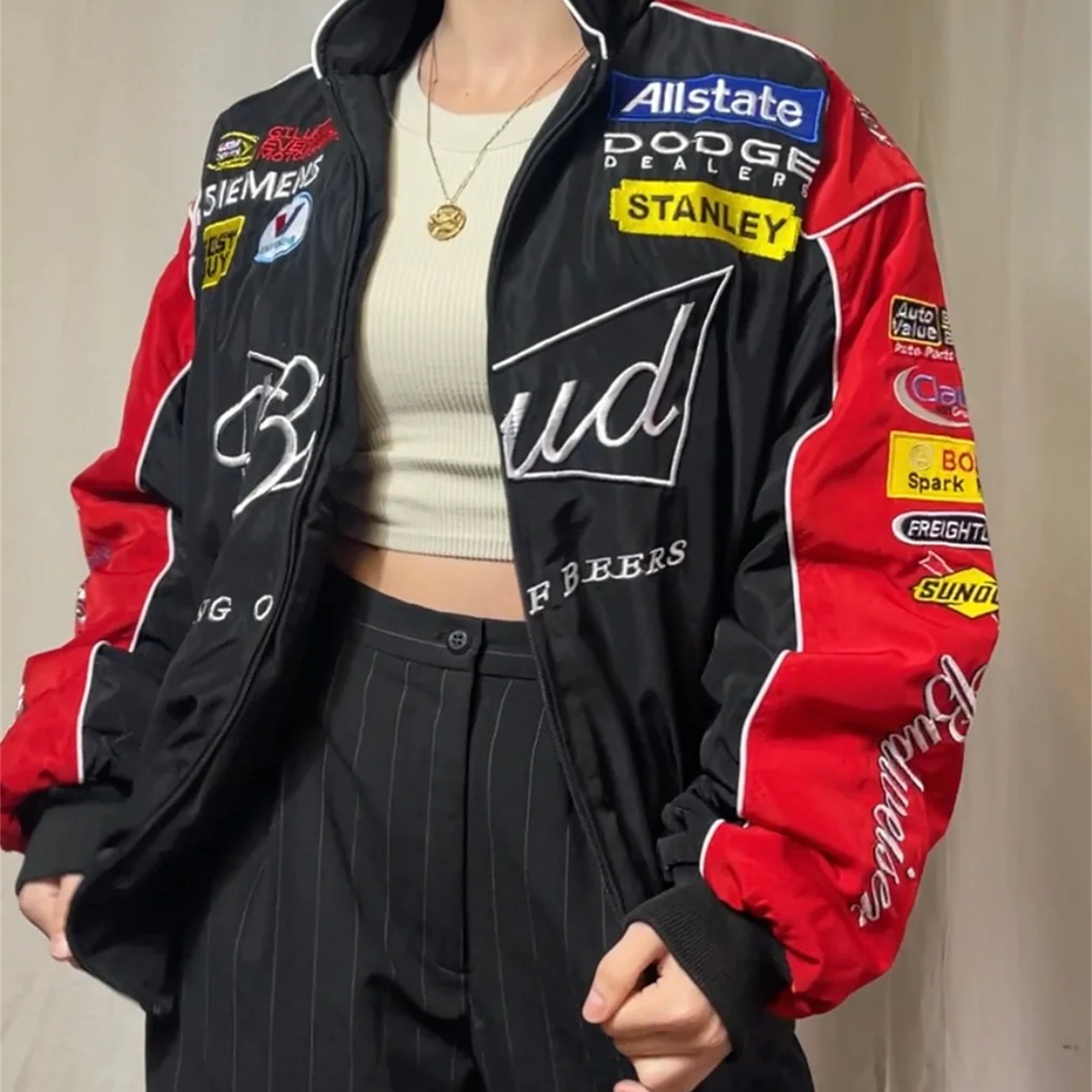 Custom racing shop jackets