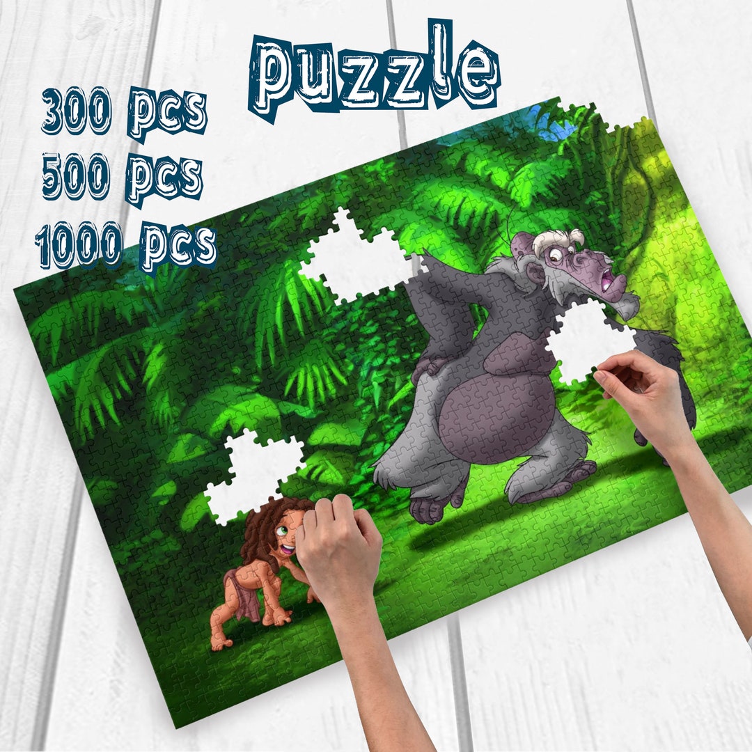 Disney the Legend of Tarzan Custom Photo Puzzle DIY Toys for Etsy