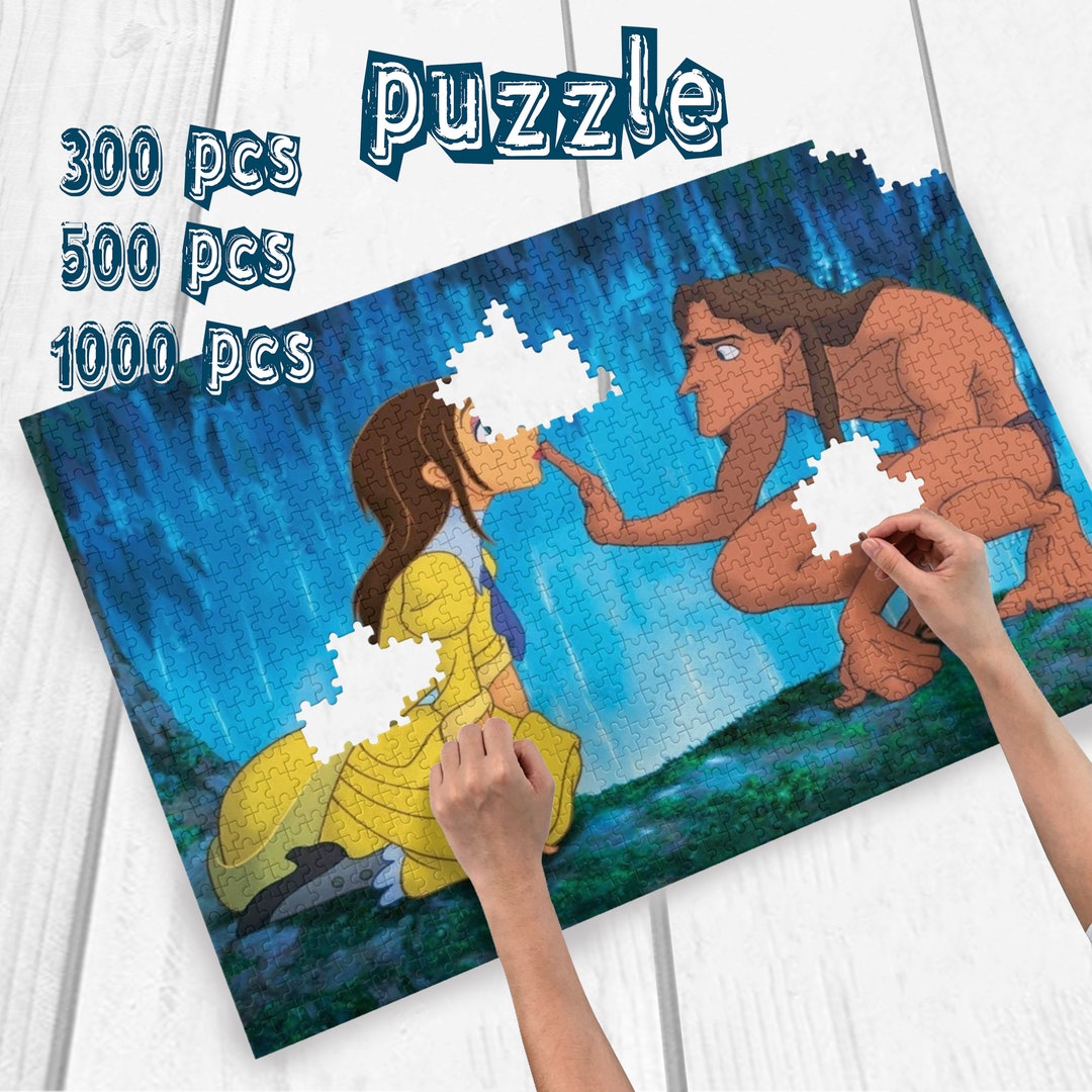 Disney the Legend of Tarzan Custom Photo Puzzle DIY Toys for Etsy
