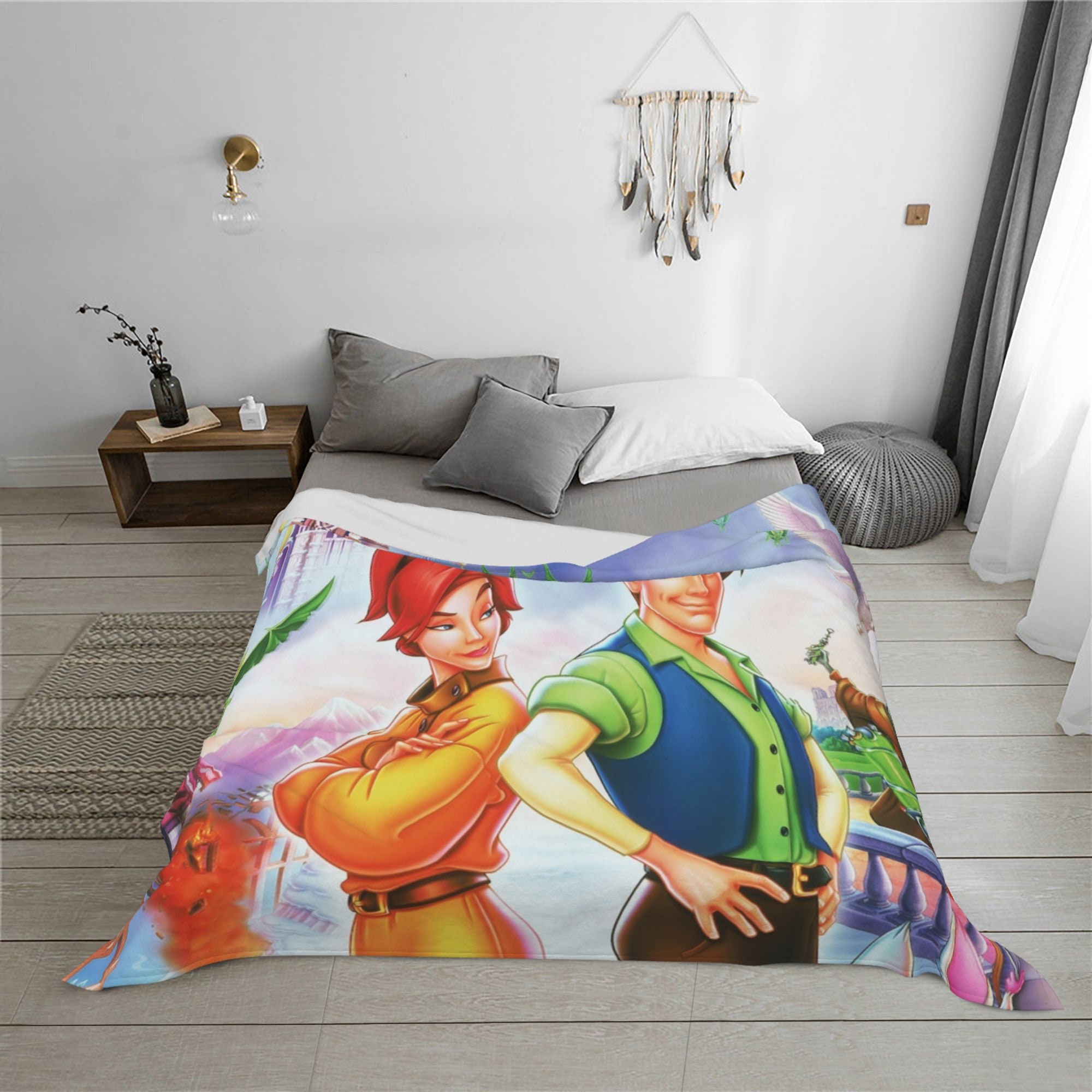 Personalized Baby Swaddle Set With Name - Custom Blanket, Hat & Bow Headband Gift