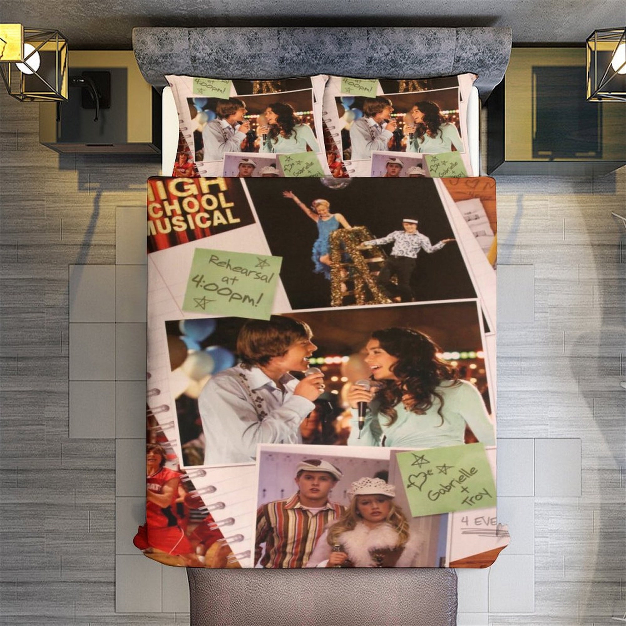 Disney High School Musical Bedding Set sold by MohameHussein SKU