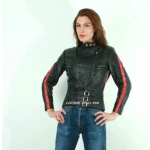Women&#39;s & Girls 100% Genuine Lambskin Leather Motor Biker Jacket Slim-fit,Long Sleeves, Beautiful Look