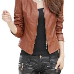 Female Leather Jacket