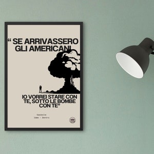 Indie Italian - The series dedicated poster/print/phrase/illustration/digital/indie Italian/love phrases/music/songs