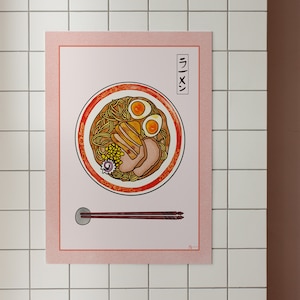 Ramen poster/print/illustration/picture/Japan
