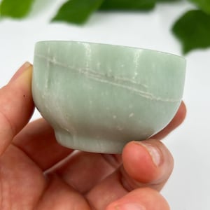 Get 2 cup in case, Natural Light Blue jade Cup Hand Carved healing health crystal Quartz pot decoration healing chinese tea ceremony tea set