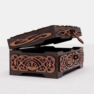 Wedding Card Design Ideas Cd R File Laser Cut Casket, Ornate Memory Box With Lid, Wooden Present, Jewelry ...