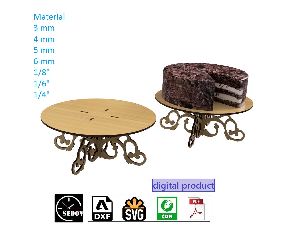Alzata per torte 5 piani per dolci, torte e pasticceria