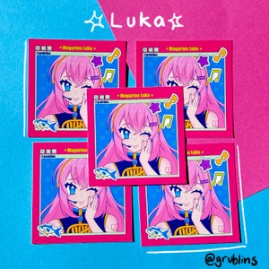 Sticker et impression vocaloid Luka