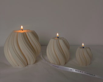 Flamenco cream candle sizes and flavors to choose from | decorative candle | quirky gift