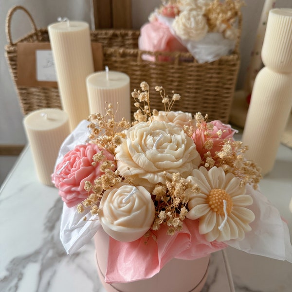 Box Bouquet éternel rose édition limitée spéciale fête des mère parfum au choix