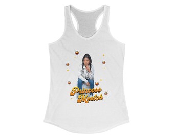 Princess Meetch Women's Racerback Tank Top, Designed by Mama Meetch , Haiti, Ayiti, Tiktok influencer, chemizèt Peyi, Fanatik Mama Meetch