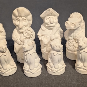 Punch and Judy Chess Moulds