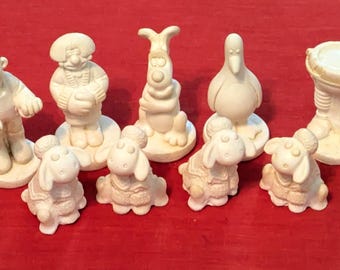 Wallace and Gromit Chess Moulds