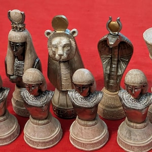 Egyptian Chess Moulds 128