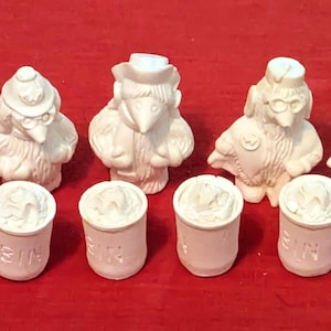 The Wombles Chess Set, latex Moulds