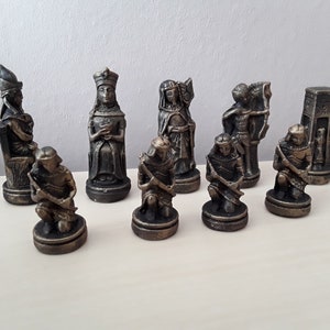 Small Egyption Chess Moulds / molds