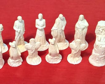 Dracula  and Townfolk Chess Moulds