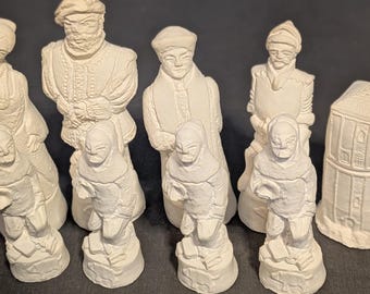 Two Headed Queen Chess Moulds