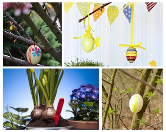 Mejora tu decoración de Pascua con esta encantadora colección de estampados de Pascua