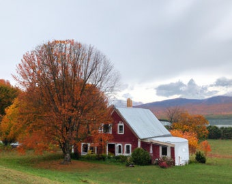 Caída en Vermont en la granja del abuelo