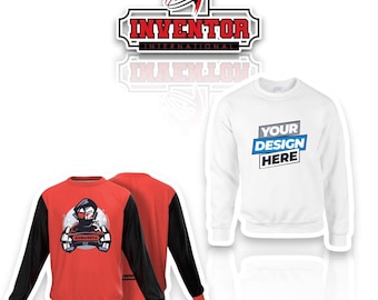 Pack of 2 Unisex Sweatshirts – Free Logo, gifts, Text & Design | Personalised Crewnecks for Teams, Clubs ,Businesses