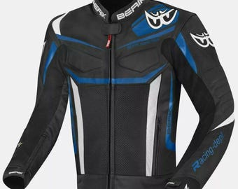 Berik Handmade Motorcycle Armour Racing jacket - CE approved double protection