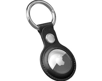 Air Tag Holder For Apple Premium Leather Holder Leather AirTags Keychain Leather Case