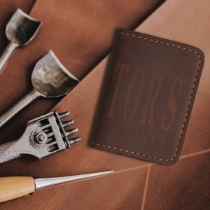 Handmade Mens BiFold wallet | Card holder 3 for 15.99 Only