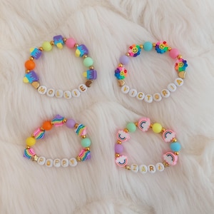 Make your own personalised name bracelet, personalised bracelet, kids diy jewellery, kids party bag favours, diy jewellery for children