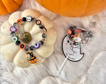 Kids Halloween Bracelet Kit, DIY Jewelry Craft