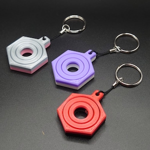 Hexagon Spinner Keychain - Fun Fidget Toy on the Go
