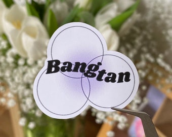 BTS « bangtan » sticker / cute kpop sticker / autocollant BTS
