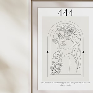 444 Engelszahl Digitaldruck