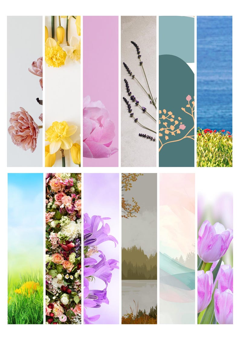 200+ Printable Bookmark Designs Bundle - Etsy