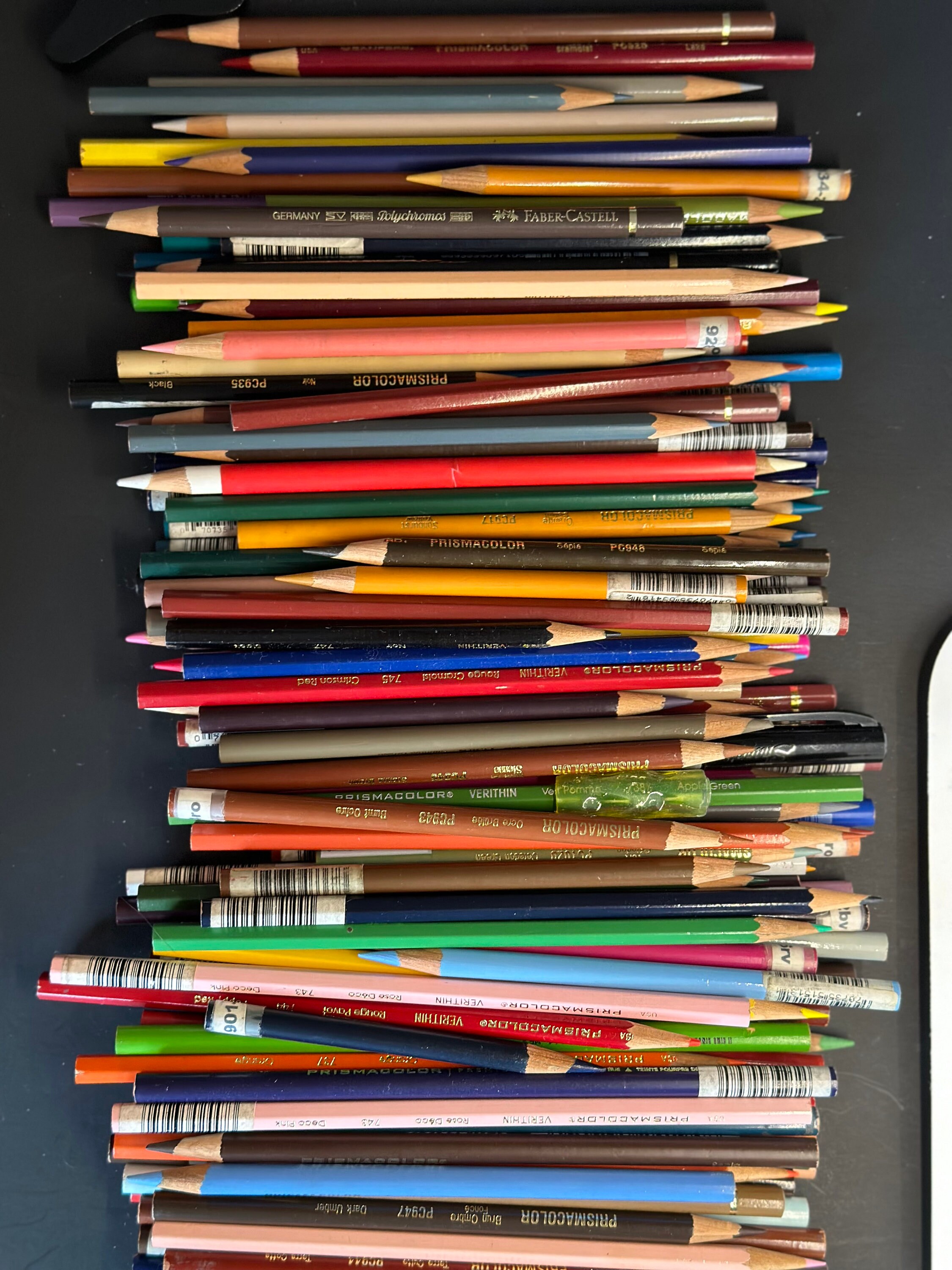 Lot Of 155 Colored Pencils Prismacolor Berol Sanford Derwent Colorsoft  Blick Koh