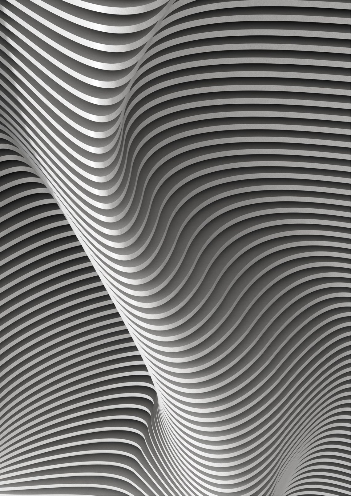 Parametric Wall Art 2 Set Parametric Art Wall Panel Décor Etsy