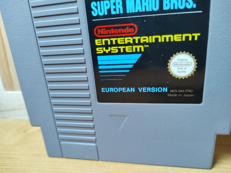 Super Mario Bros very rare game for Nintendo in perfect condition image 2