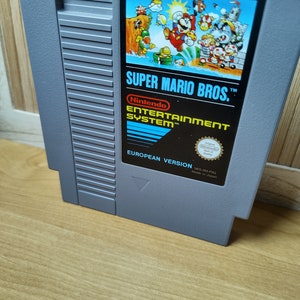 Super Mario Bros very rare game for Nintendo in perfect condition image 1