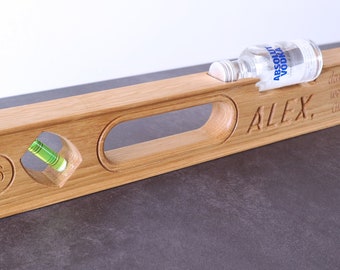 Personalized spirit level, perfect gift for birthday, retirement, craftsman,