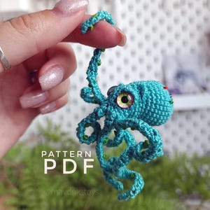 Pattern octopus amigurumi crochet DIY tutorial in English