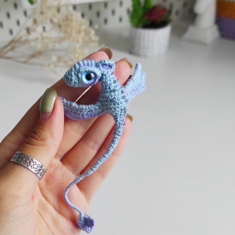 Pattern water dragon crochet DIY tutorial in English image 6