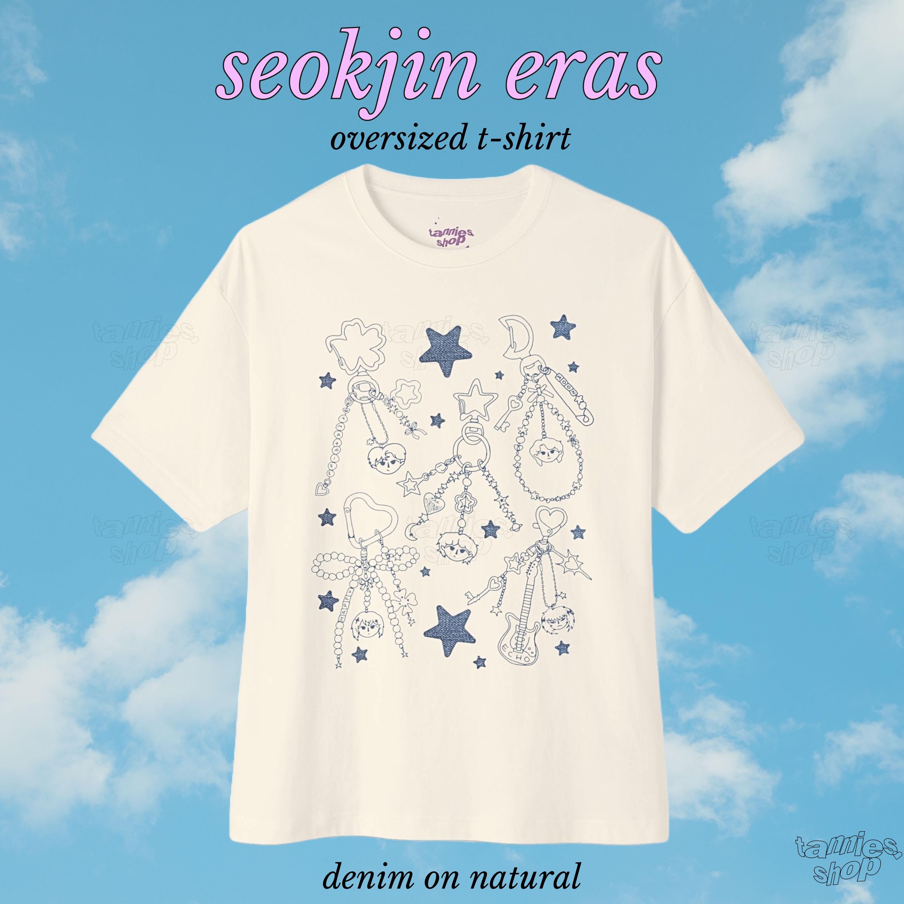 BTS Jin Team Kim Seokjin 長袖Tシャツ・L黒・新品 Team Kim Seokjin T-Shirt