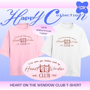 RunSeokjin_EP Tour Outfit - Heart On The Window Oversized Fit T-Shirt for BTS Jin Tour Kim Seokjin Concert