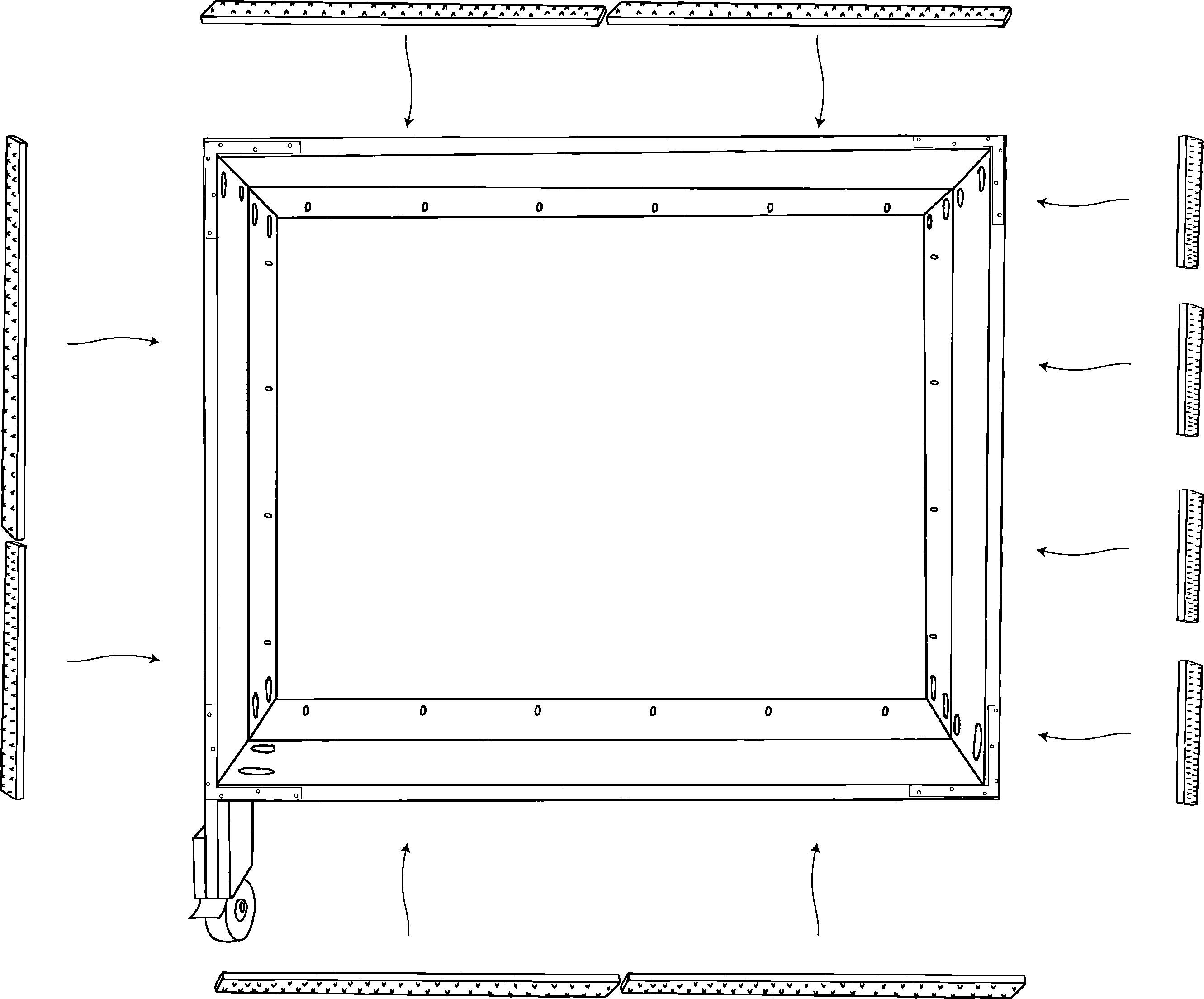 TUFTING FRAME Digital Plans for Building Your Own Wallmounted Tufting