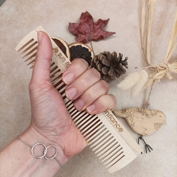 Birch wood birthing comb, ethical and made in Europe, contraction relief, Doula, midwife, birth, acupressure
